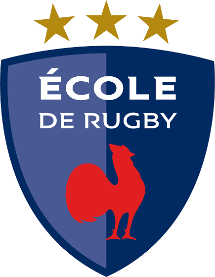 Logo ecole de rugby 3 rvb